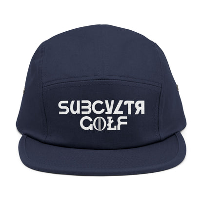 5 Panel Cap - Subcyltr Golf Hat (White Logo)