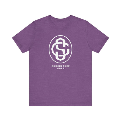 Monogram on Tee (White)