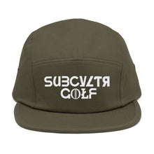 5 Panel Cap - Subcyltr Golf Hat (White Logo)