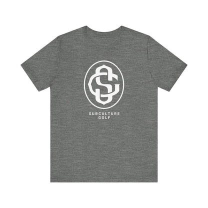 Monogram on Tee (White)