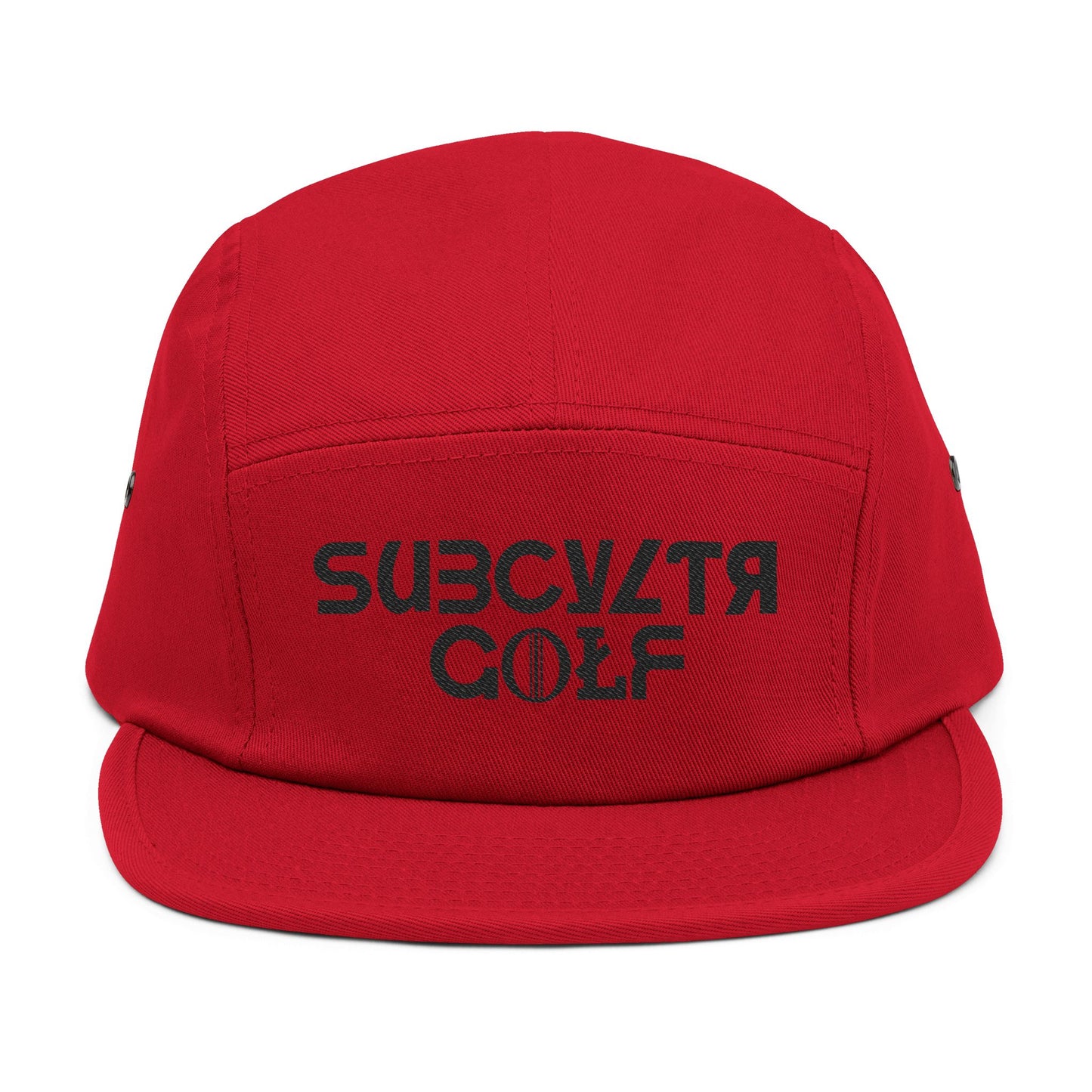 5 Panel Cap - Subcyltr Golf Hat (Black Logo)
