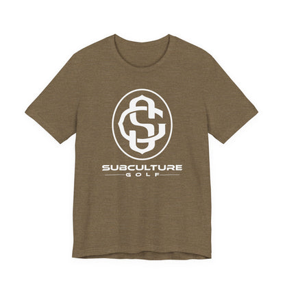 Monogram on Tee (White)
