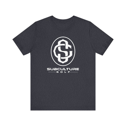 Monogram on Tee (White)
