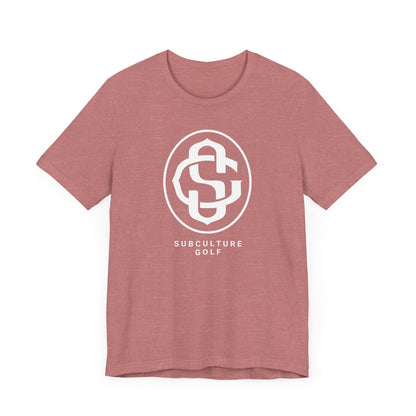 Monogram on Tee (White)