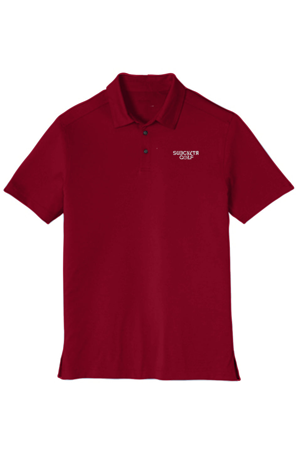 Sybcultr Polo Front - Monogram Patch on Back