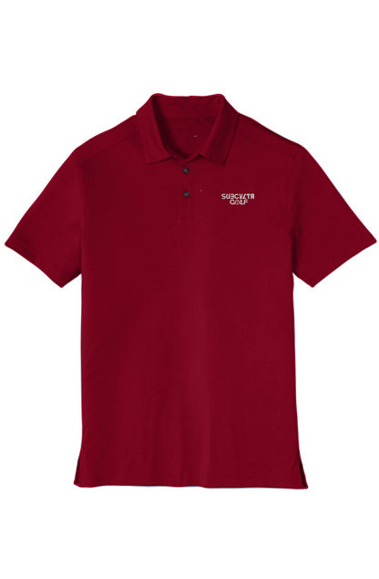 Sybcultr Polo Front - Monogram Patch on Back