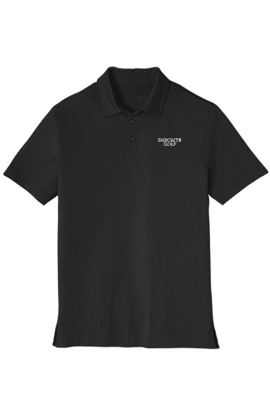 Sybcultr Polo Front - Monogram Patch on Back