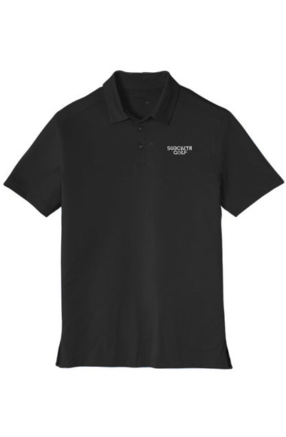 Sybcultr Polo Front - Monogram Patch on Back