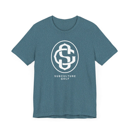 Monogram on Tee (White)
