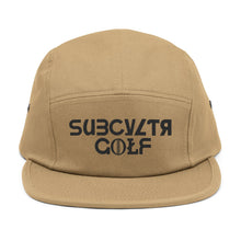 5 Panel Cap - Subcyltr Golf Hat (Black Logo)