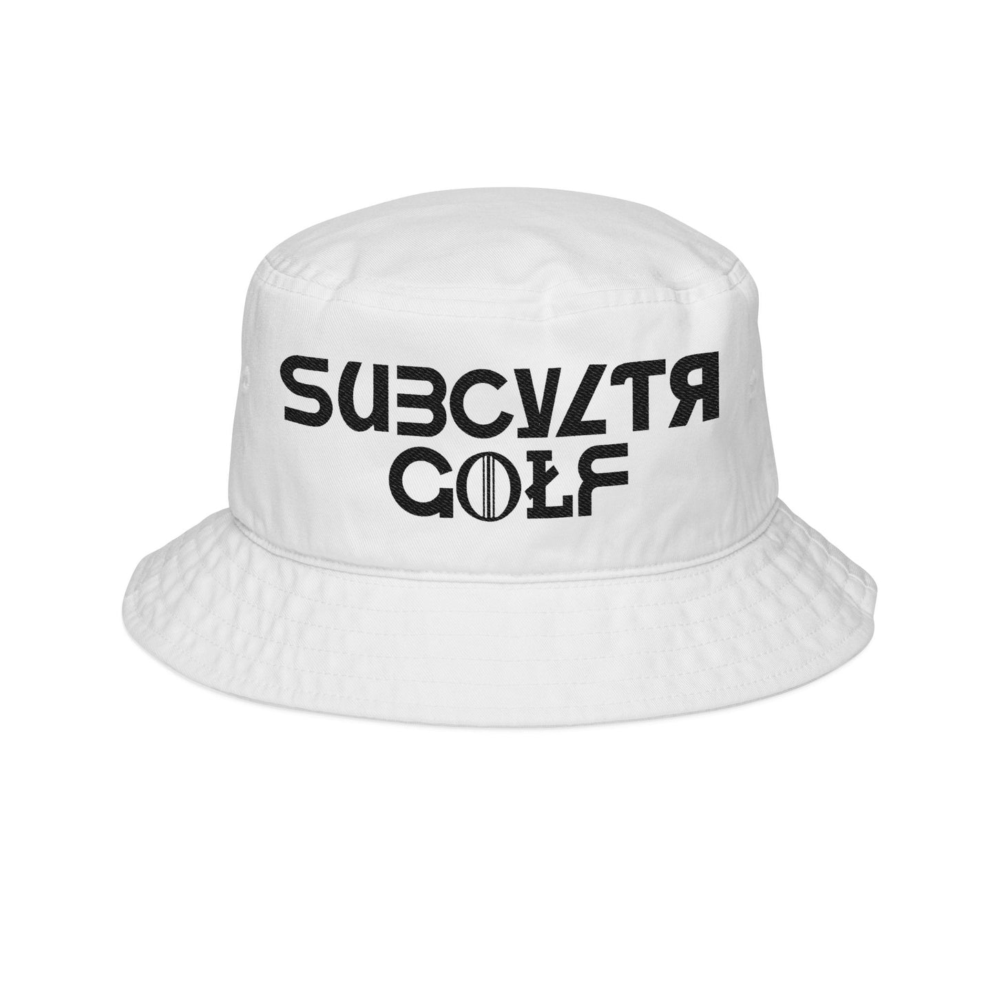Subcvltr Golf Embroidered Bucket Hat - White