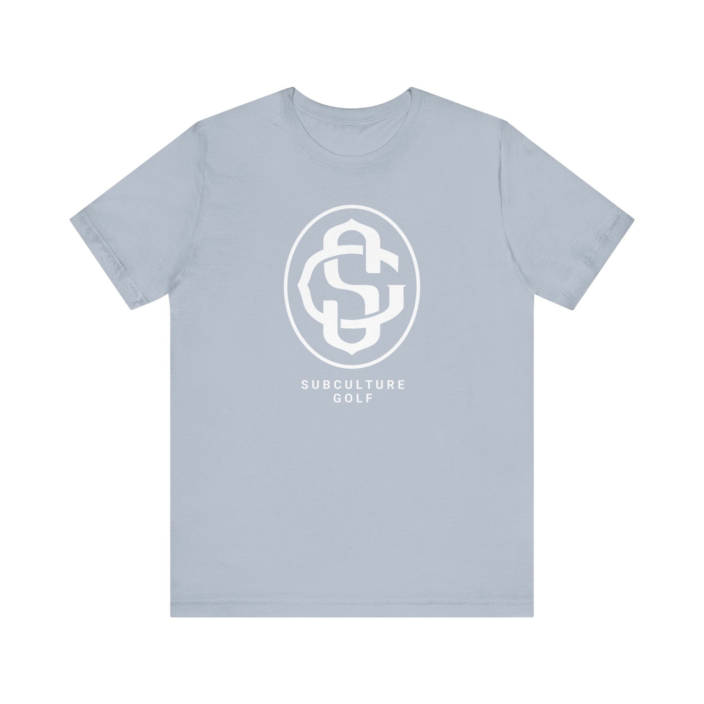 Monogram on Tee (White)