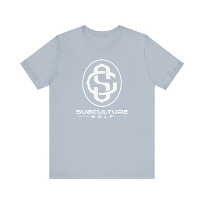 Monogram on Tee (White)