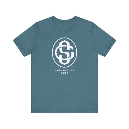 Monogram on Tee (White)
