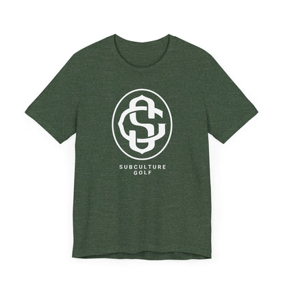 Monogram on Tee (White)