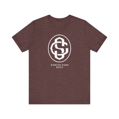 Monogram on Tee (White)