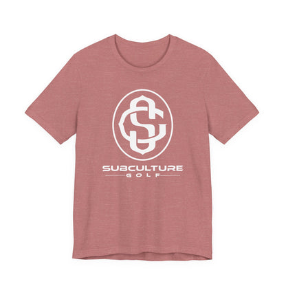 Monogram on Tee (White)