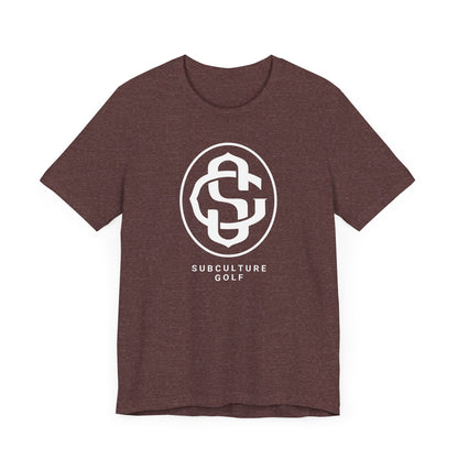 Monogram on Tee (White)