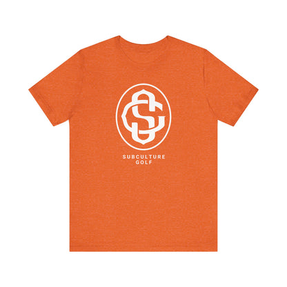 Monogram on Tee (White)
