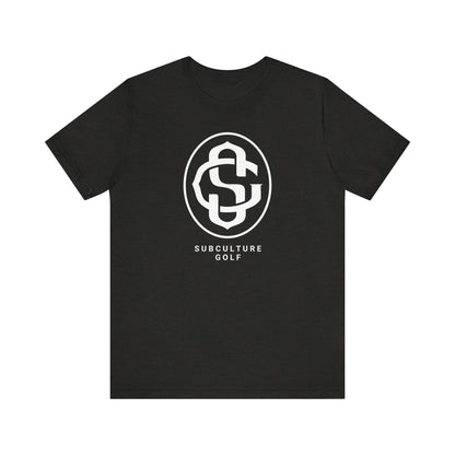 Monogram on Tee (White)