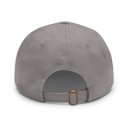 Bolty on Round Leather (faux) Patch