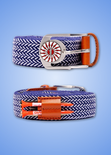 THE BRAIDED BYRD GOLF BELT - Mountain Bluebyrd