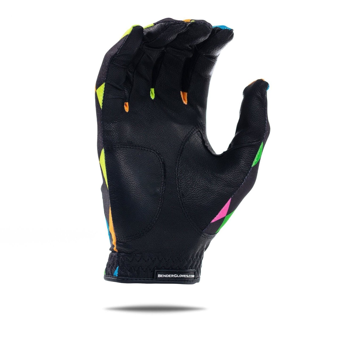 Argyle Spandex Golf Glove (Black)