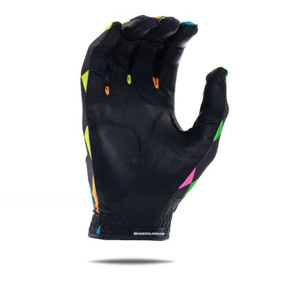 Argyle Spandex Golf Glove (Black)